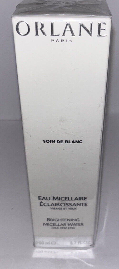 Orlane Soin De Blanc Brightening Micellar Water Face Eyes 200ml/6.7oz Sealed