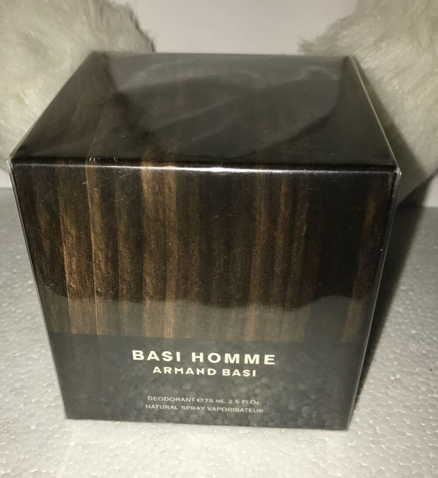 Armand Basi Homme Deodorant Natural Spray 75 ml /2.5 fl oz SEALED