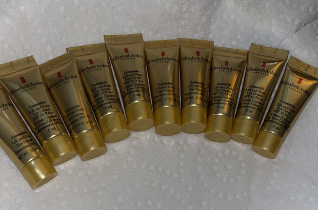 X10 Elizabeth Arden~Ceramide Lift and Firm Eye Cream SPF15~Travel Size 5 ml Each