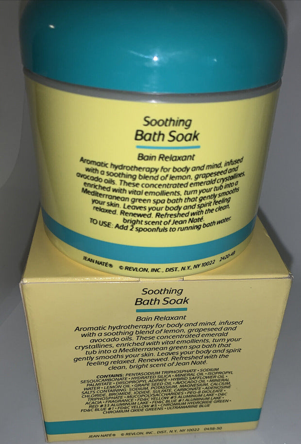 VINTAGE JEAN NATE 7.1 Oz SOOTHING BATH SOAK