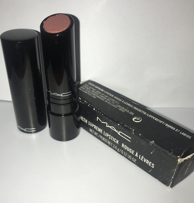 Mac Sheen Supreme Lipstick *Bare Again. ~New In Box