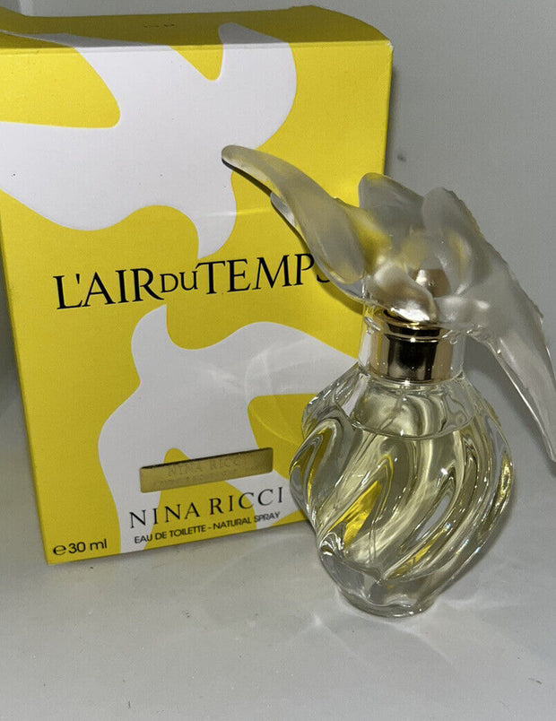 L Air du Temps by Nina Ricci Eau de Toilette Spray 1 oz .New In Box