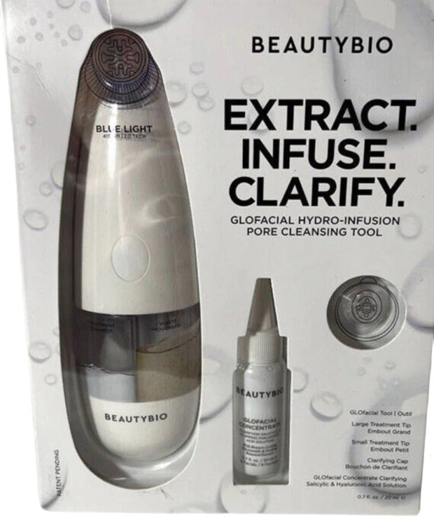 BeautyBio GLOfacial Deep Pore Cleansing Tool + Concentrate