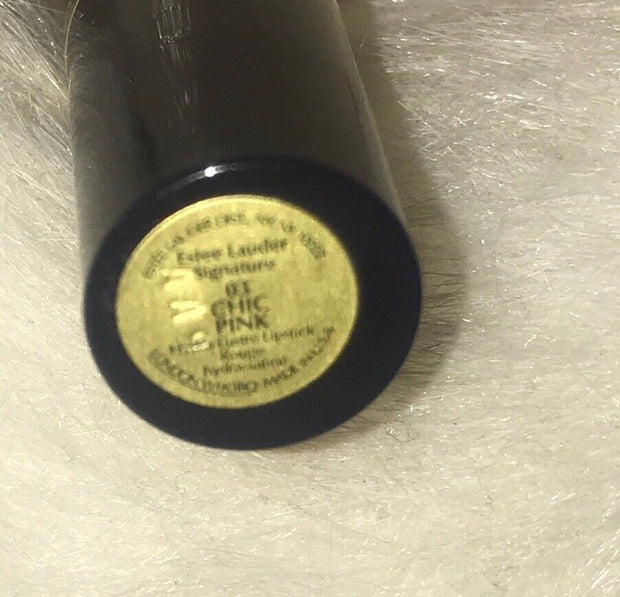 ESTEE LAUDER Chic Pink #03 Signature Hydra Lustre Lipstick ~ DISCONTINUED & RARE