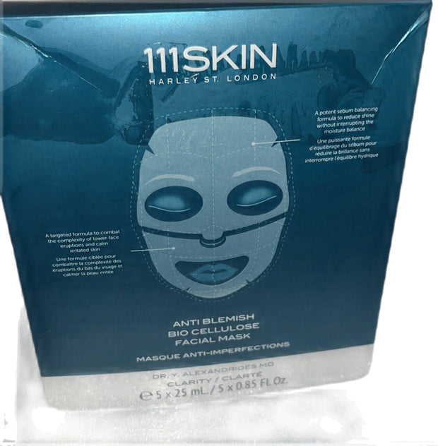 111SKIN Clarity Anti Blemish Bio Cellulose Facial Mask 5x0.8oz