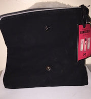 Victoria's Secret 4 Pc Black Clutch Bag~Bombshell Fragrance Mist,Lotion,Wash Set