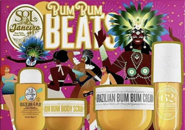 Sol de Janeiro Limited Edition Bum Bum Beats Gift Set of 4 Iconic Favorites