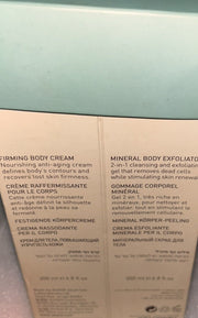 AHAVA Dead Sea Firming Body Cream And Mineral Body Exfoliator Set 6.8oz Each