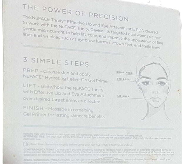 Nūface Trinity Attachment Effective Lip And Eye