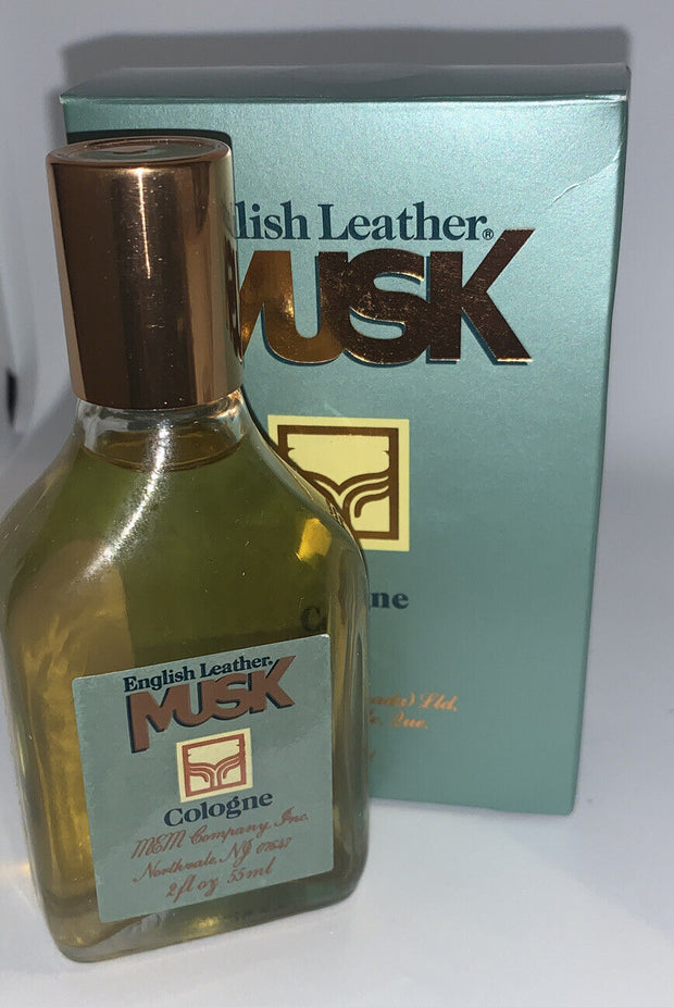 English Leather Musk Cologne Splash MEM 2 oz 55 Ml No.203 U.S.A.