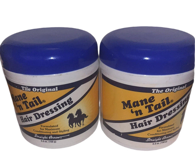 PACK OF 2 Mane'n Tail Hair Dressing 5.5 oz (156g) each