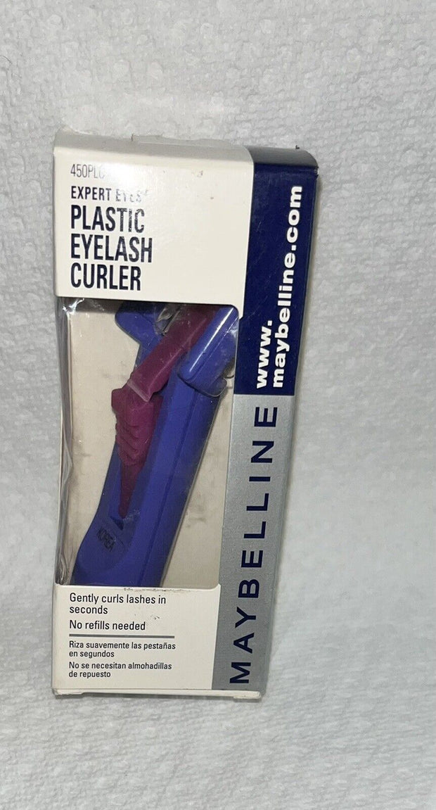 Maybelline Expert Eyes Plastic Eyelash Curler Purple Color New In Box.