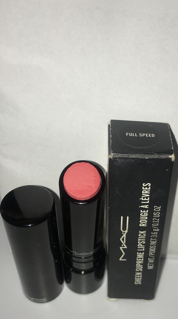 MAC Sheen Supreme Lipstick - FULL SPEED.  NEW IN BOX