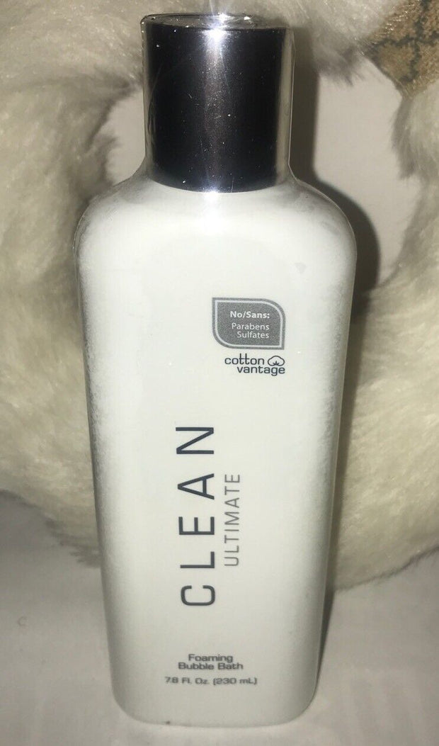 CLEAN" FOAMING BUBBLE BATHSCENT - ULTIMATE SIZE - 7.8 FL OZ SEALED