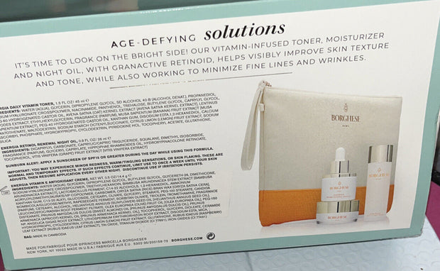 Borghese Age-Defying Solutions: Vitamin and Retinol Treatments