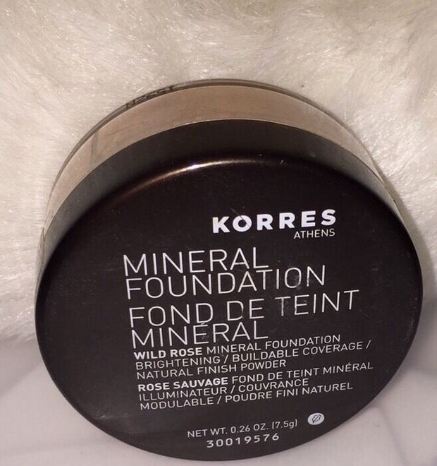 (x2) Korres Mineral Foundation Powder 05 Amber / Beige .26 Oz ~New, No Box