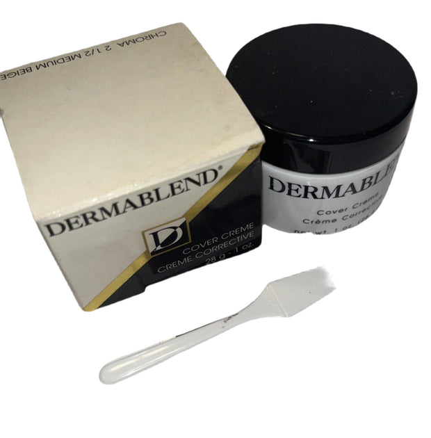 DERMABLEND CORRECTIVE COVER CREME ~1 Oz ~ MEDIUM BEIGE 2 1/2