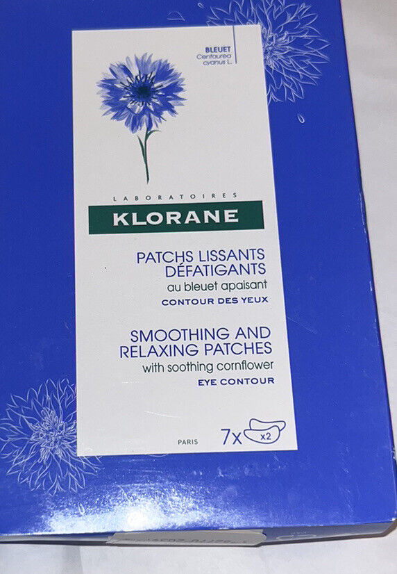 Klorane Smoothing and Relaxing Patches with Soothing Cornflower.7 Sachets Of 2