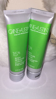 (x2) Cane + Austin 15% Body Retexture Lotion - 2 oz ~ Sealed Opening