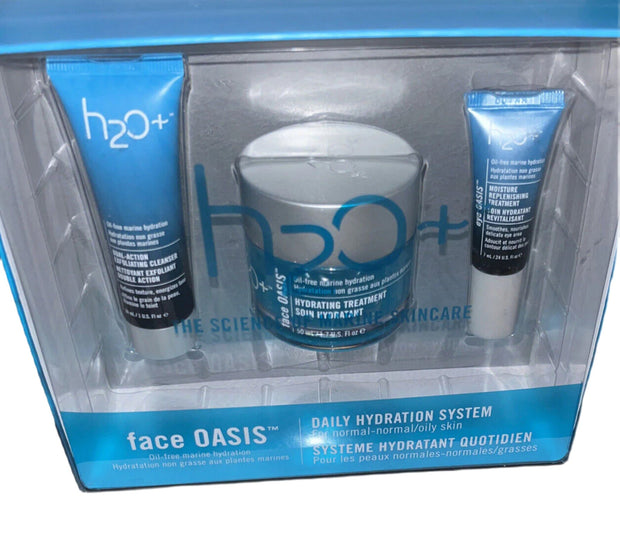 h20+ Face Oasis Daily Hydration System 3 piece set