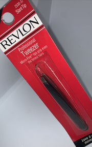 Revlon Professional tweezer Slant tip Micro Fine Tips Grip Tiniest Hairs 2530-37