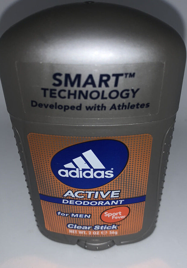 Adidas Active Deodorant Clear Stick Sport Fever by Adidas For Men 2 oz HTF