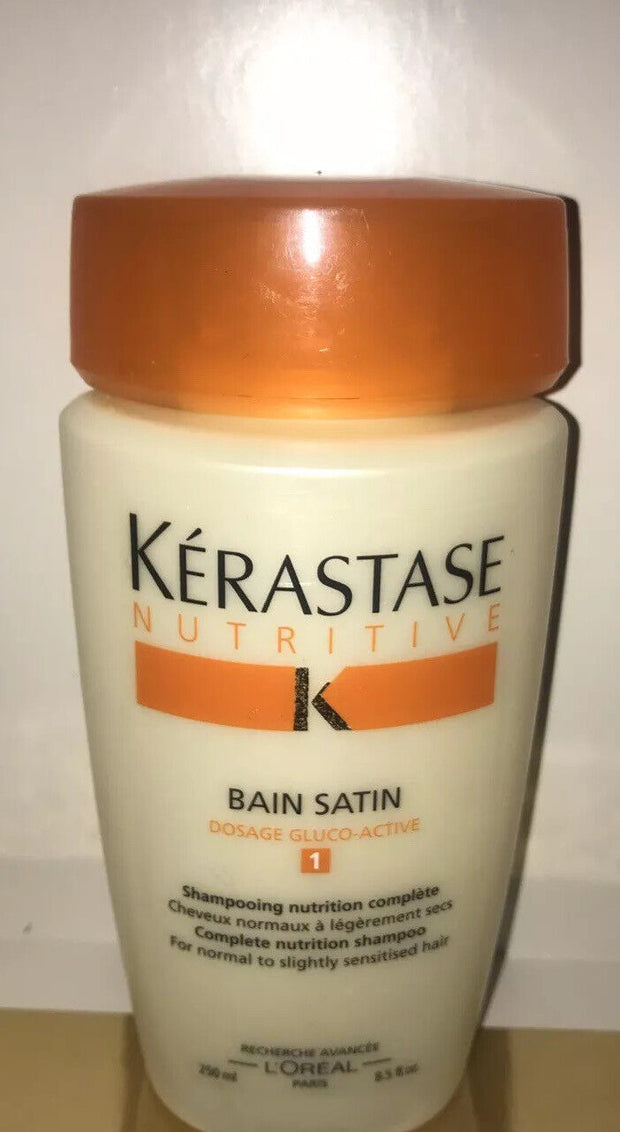 KERASTASE NUTRITIVE BAIN SATIN 1 SHAMPOO 8.5 oz NEW. SEALED