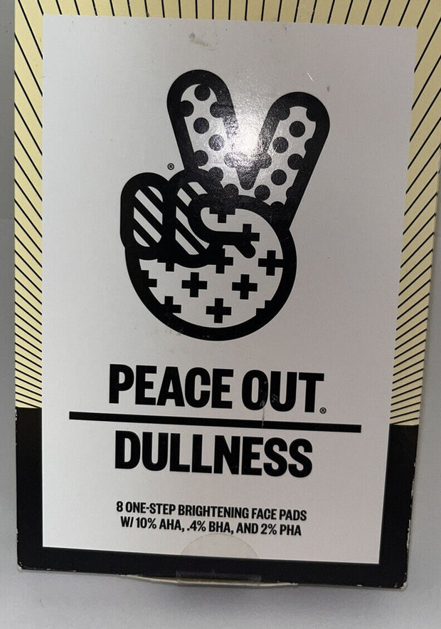 Peace Out Dullness 8 One Step Brightening Pads DISCONTINUED