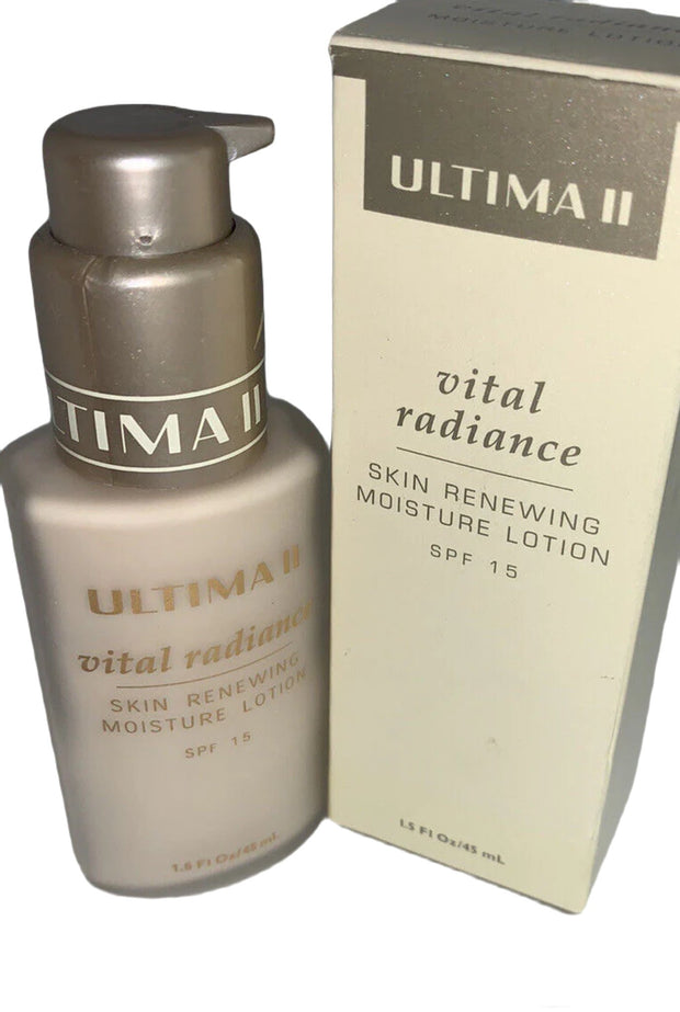 Ultima II Vital Radiance SKIN Renewing Moisture Lotion 1.5 oz/45mL New