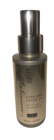 (3) Kenra Platinum Luxe One Gold Leave In Miracle Spray 5 oz