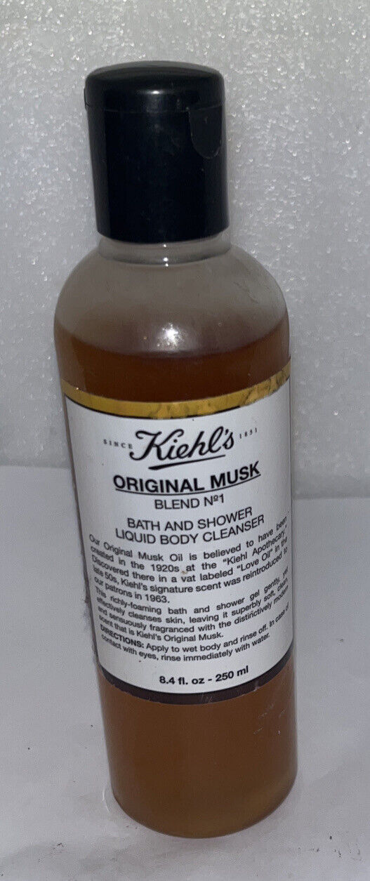 Kiehl's Original Musk Bath and Shower Liquid Body Cleanser 8.4 fl oz Sealed