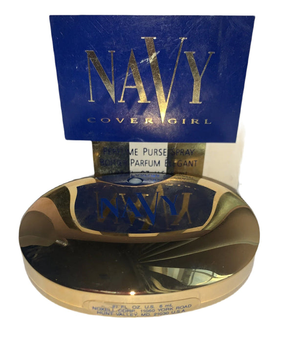 COVER GIRL  NAVY PERFUME PURSE SPRAY .21 OZ.~PARFUM NOT COLOGNE OR EDT