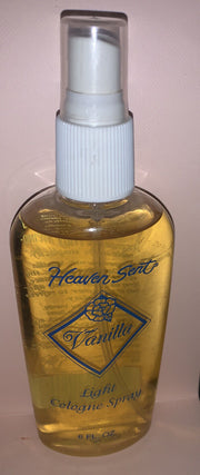 Heaven Sent VANILLA Light Cologne Spray By Mem 6 fl oz