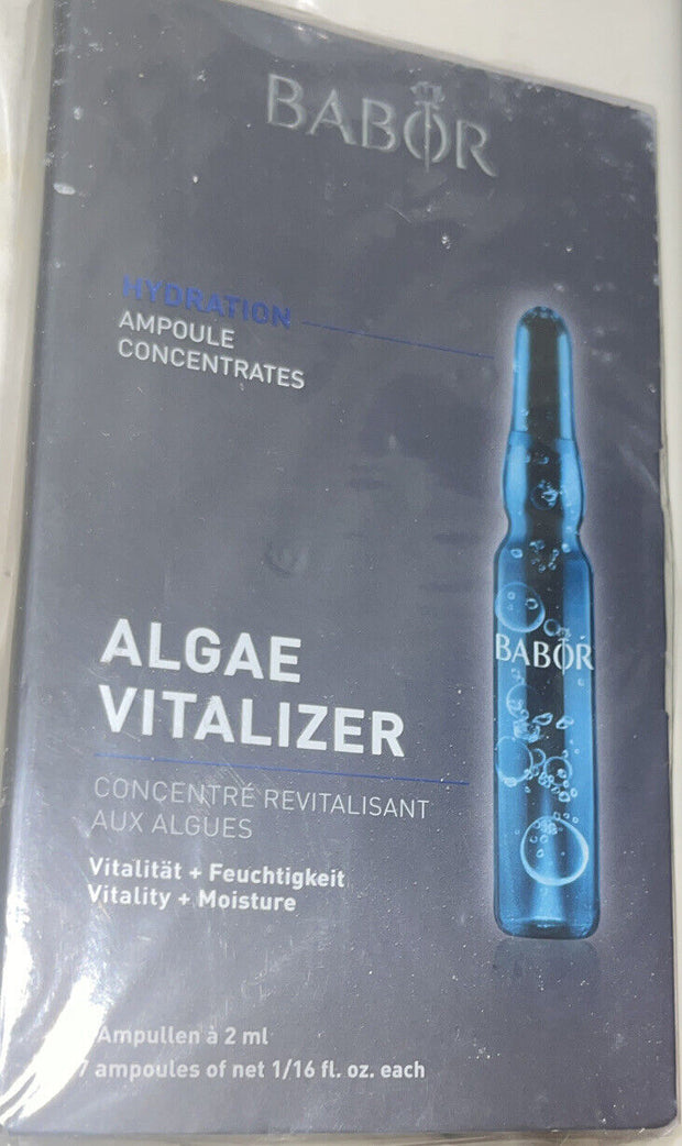 Babor Ampoule Concentrates Hydration Algae Vitalizer 7 x 2ml 0.06oz NEW