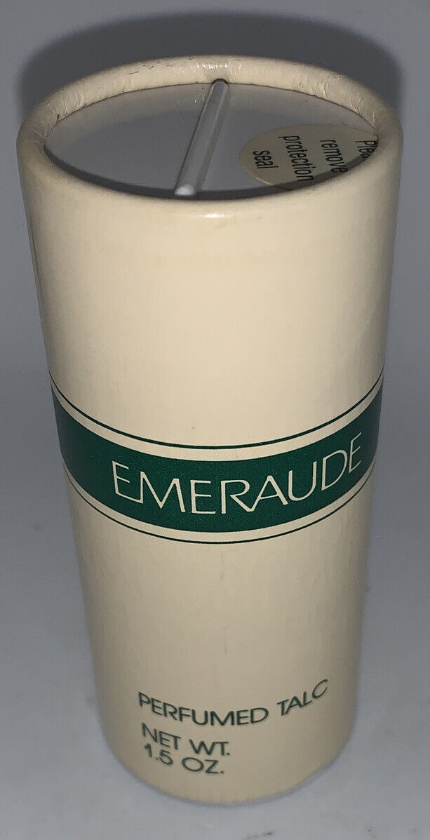 2X Coty - EMERAUDE - Perfumed Talc Powder - 1.5oz Each. SEALED -