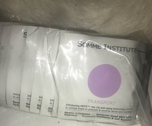 x10 Somme Institute Transport Pad Exfoliate Face Treatment 0.1oz Sample Foil Pkt