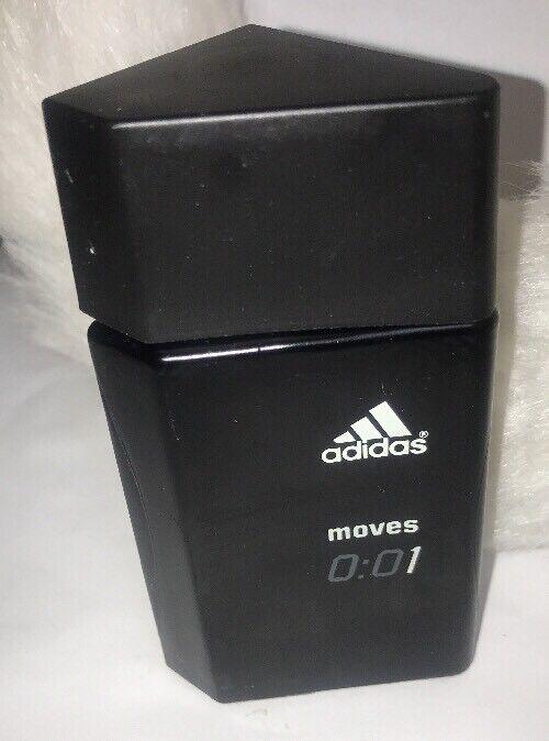 Adidas Moves 0:01 For Men 1.7 oz / 1.6oz / 50ML  EDT Spray  No Box RARE