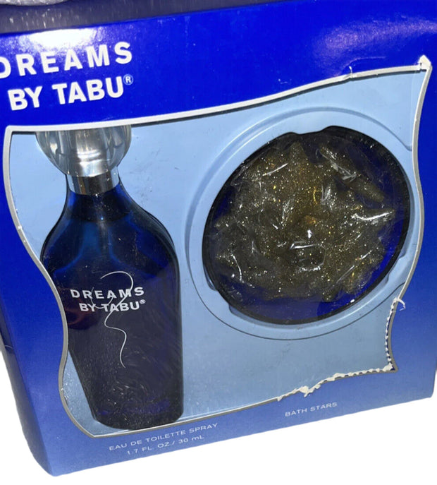 DREAMS BY TABU GIFT SET EAU DE TOILETTE 1.7 Fl Oz + BATH STARS