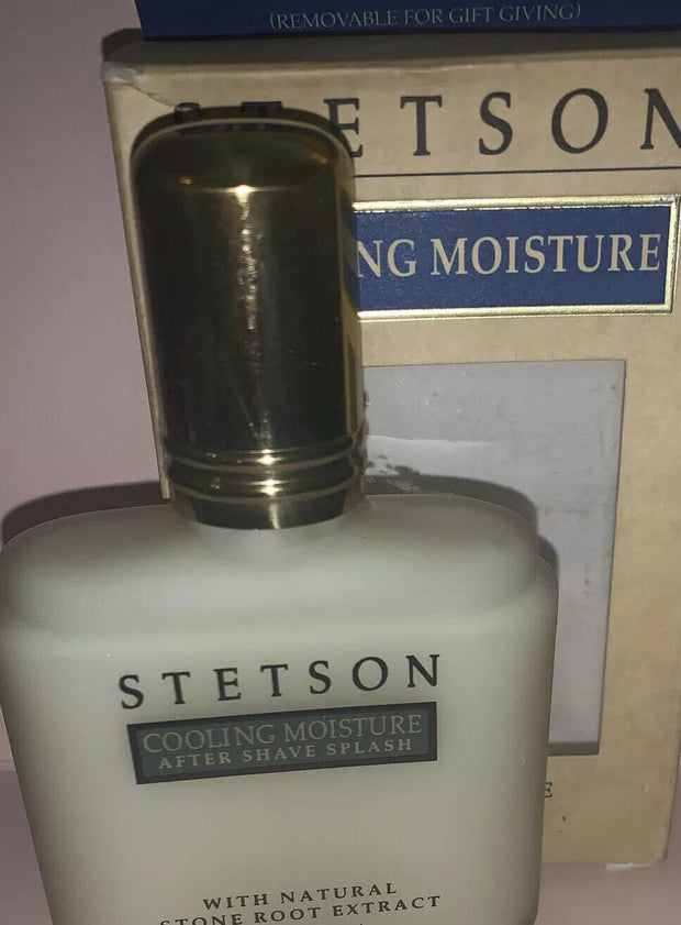 Stetson Cooling Moisture After Shave Splash 2 oz Stone Root Extract NEW