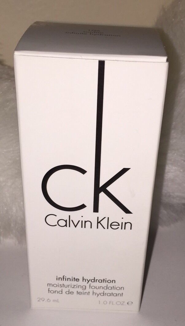 Calvin Klein Infinite Hydration Moisturizing Foundation 1 fl oz~101 Soft Beige