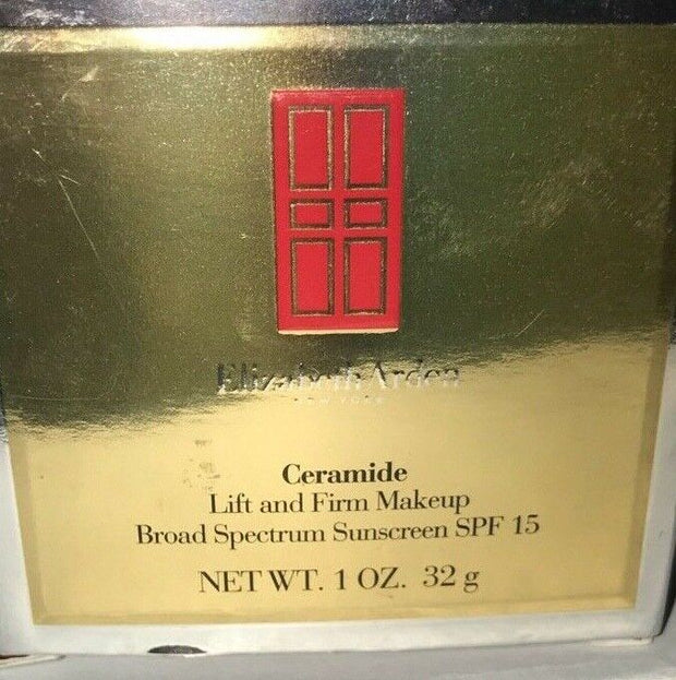 Elizabeth Arden Ceramide Lift And Firm Makeup  SPF 15 ~COCOA ~ NEW IN BOX