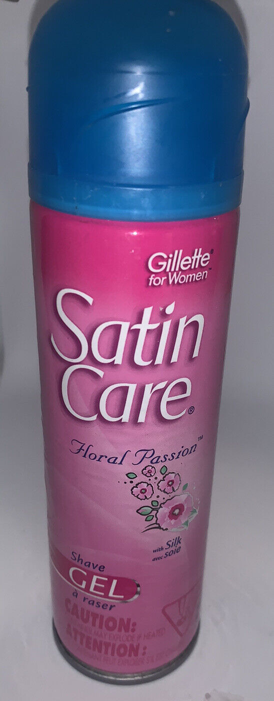 Gillette Satin Care Floral Passion Women's Shave Gel 7 oz