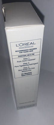 L'Oreal Pure Zone Continuous Action Spot Check Blemish Treatment 0.5 FL OZ NEW .