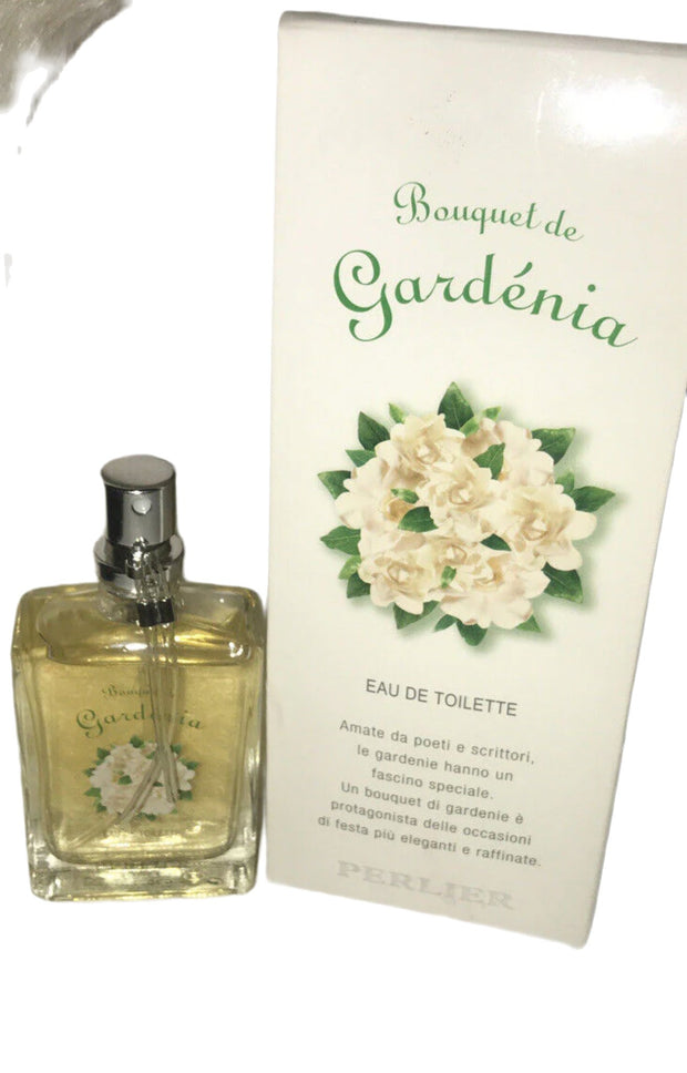 Perlier Bouquet De Gardenia Eau de Toilette Spray 1 fl oz. NEW IN BOX