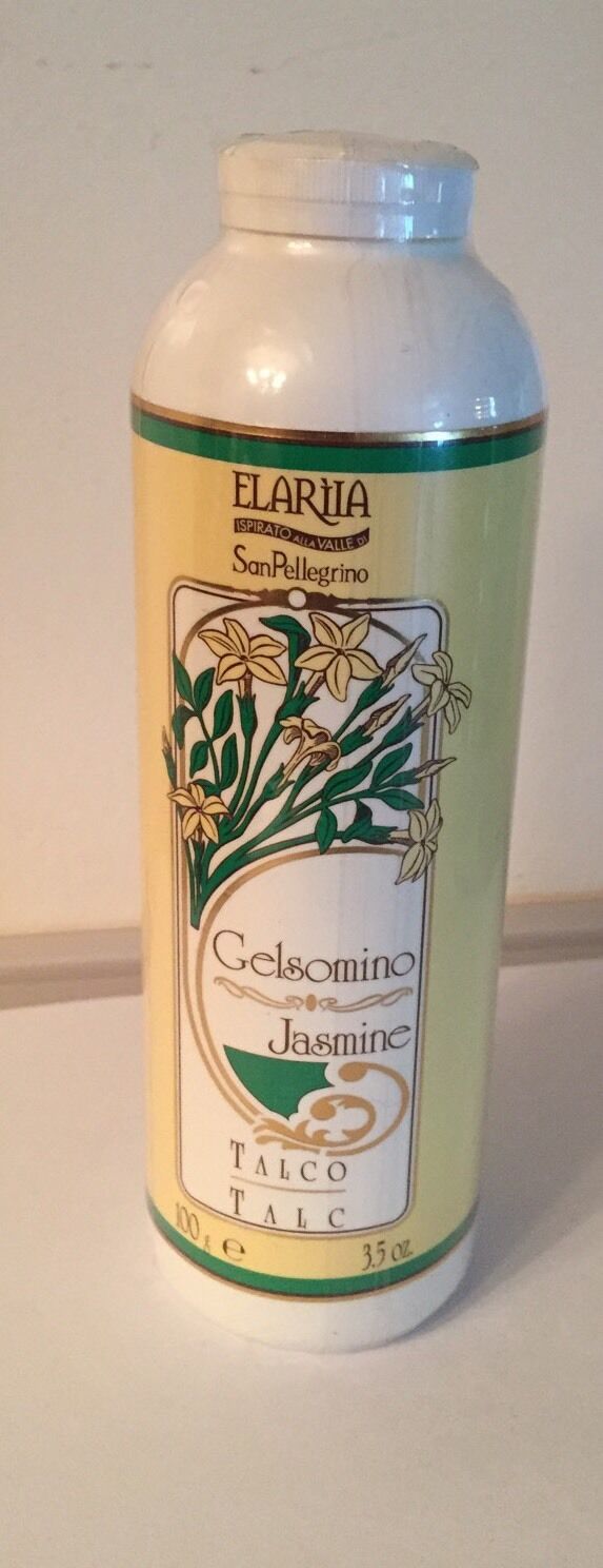 (x2) Perlier ELARIIA Gelsomino Jasmine Talc~ 3.5 oz ~ Sealed ~ No Box