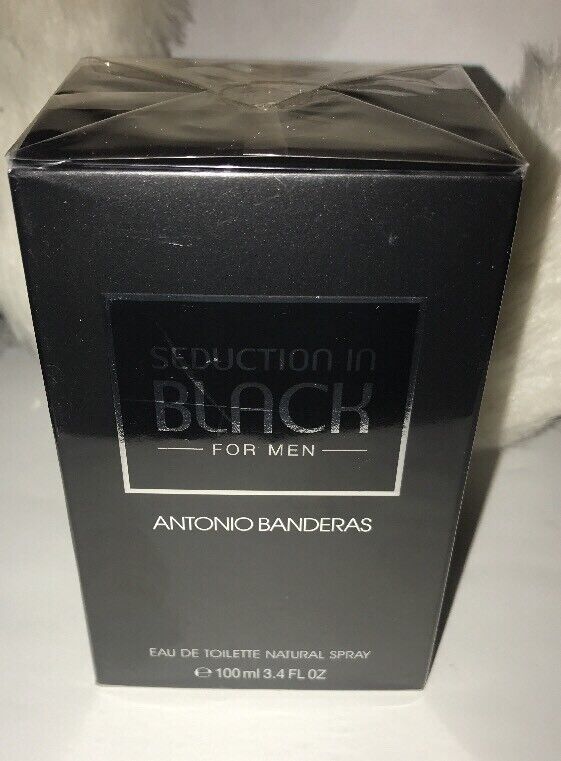 Antonio Banderas Seduction In Black Eau De Toilette Spray 3.4 oz / 100 ml SEALED