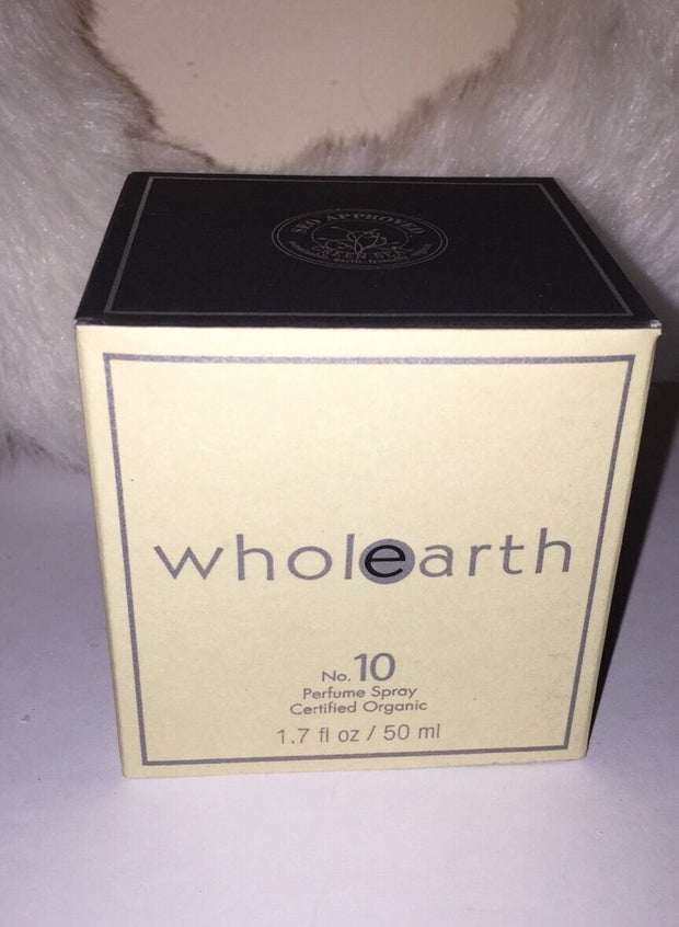 Whole Earth ~ USDA Certified Organic Perfume Spray~ #10~New In Box~ 1.7 fl oz