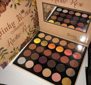 New In Box PINKY ROSE Cosmetics  RUSTIC ROSE 30 Eyeshadow Palette