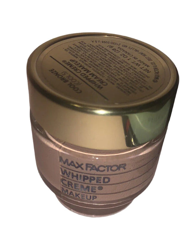 Max Factor Whipped Creme Cream Makeup COOL BRONZE (COOL 5) Cream New.