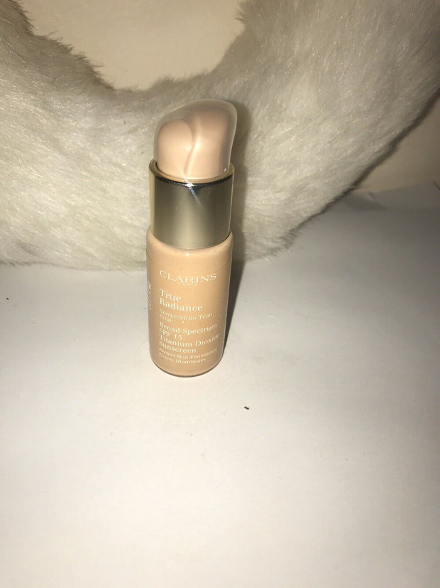 Clarins True Radiance Foundation .5oz/15ml Travel Size . #109 Wheat